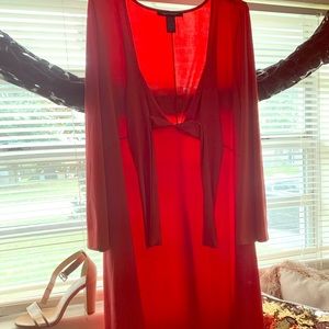 Ashley Stewart Bell Sleeve Tie Knot 👗